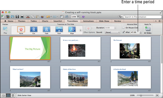 slideshow in powerpoint for mac